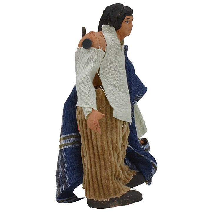 Standing man 10 cm with arm up-down