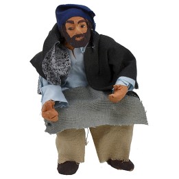Hombre sentado serie 15 cm con brazo arriba-abajo