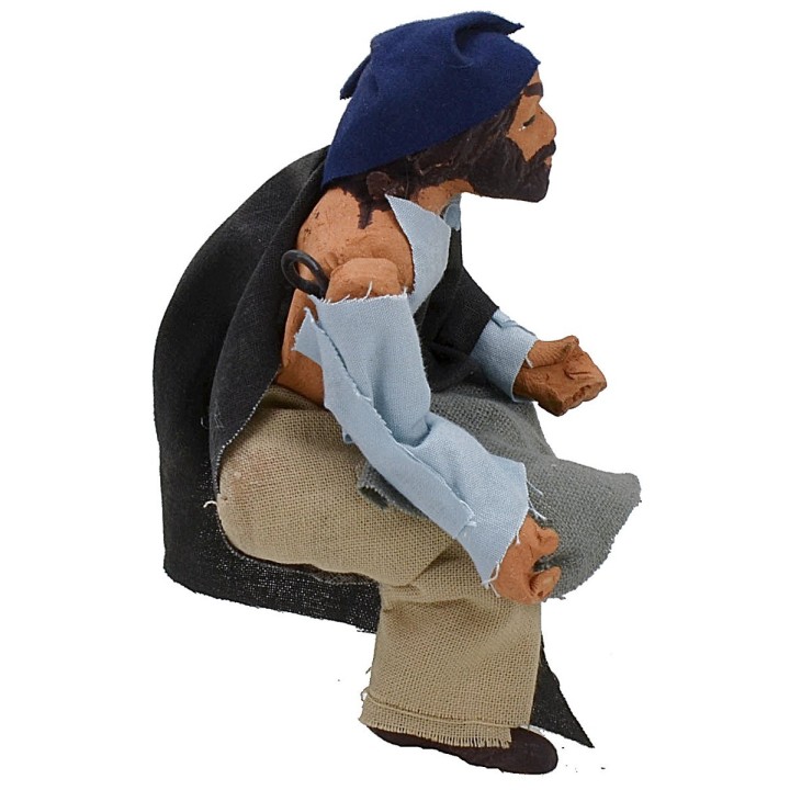 Uomo seduto serie 15 cm con braccio su-giù