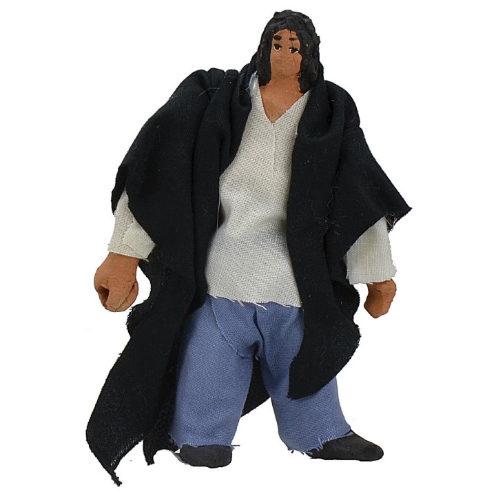 Hombre articulado de pie con mano perforada de 10-11 cm