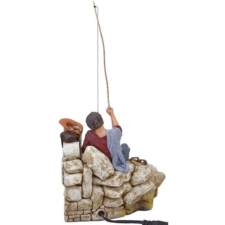 Pescatore in movimento serie 30 cm Pigini