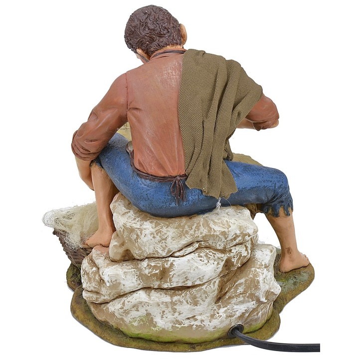 Esquilador y oveja en movimiento serie 30 cm Pigini