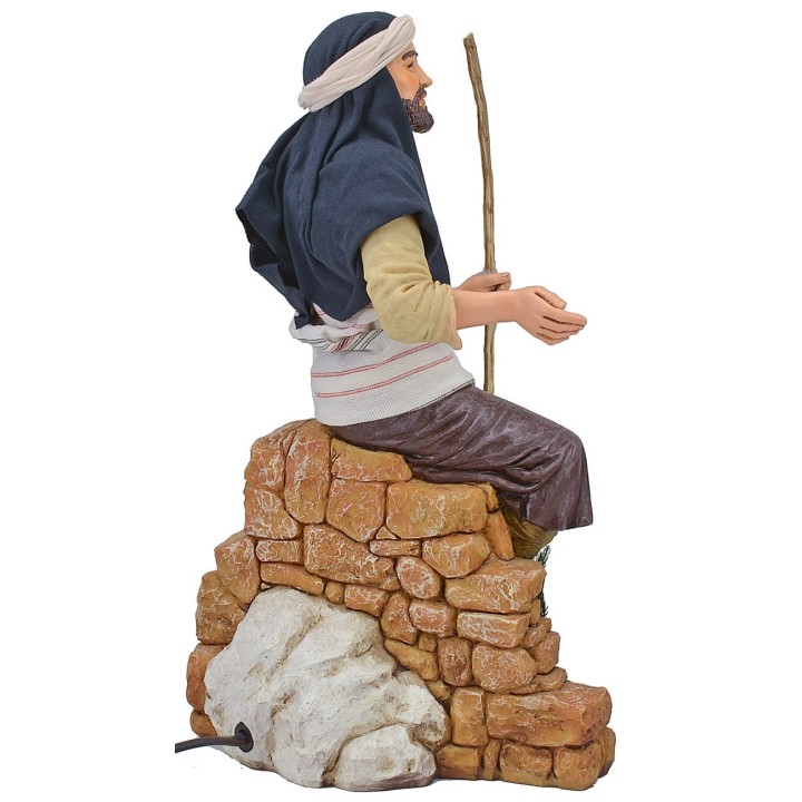 San José sentado en movimiento serie 30 cm Pigini