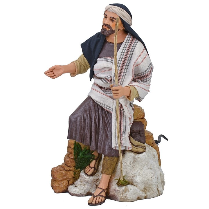 St. Joseph seated in motion series 30 cm Pigini