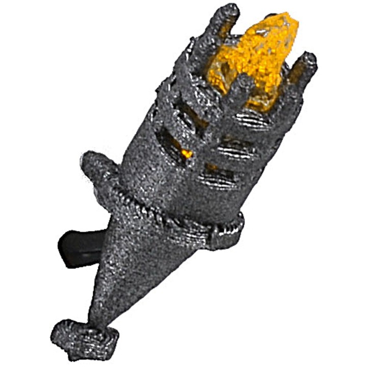 Flickering torch h 3.5 cm with 12 v yellow led.