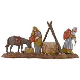 Scene women at the well 10 cm Landi Moranduzzo