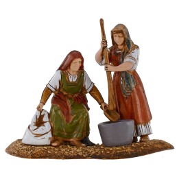 Women with pestle and mortar 10 cm Landi Moranduzzo cost.