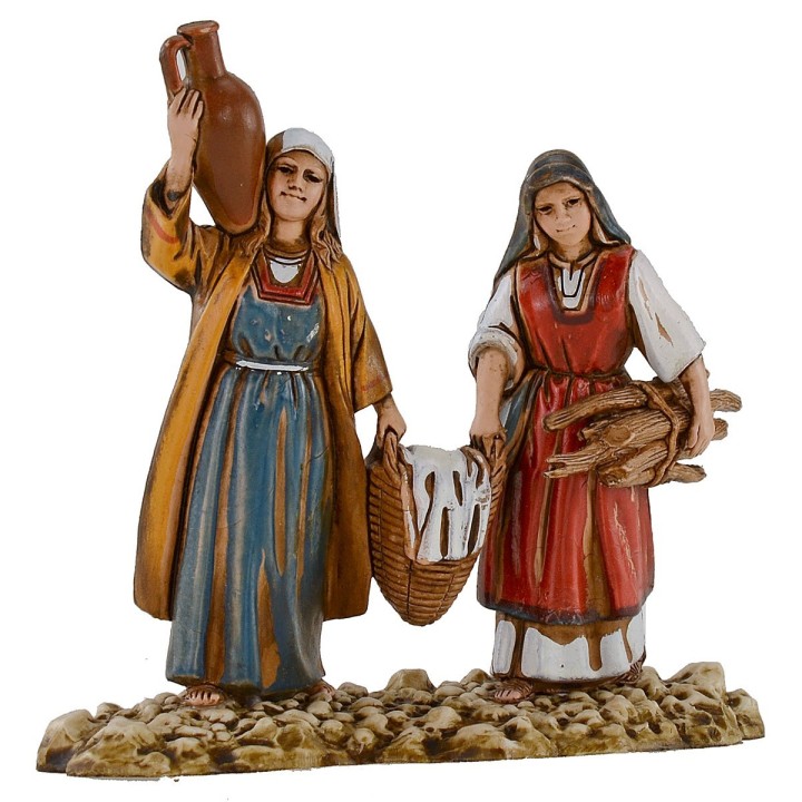 Donne con anfora e fascine 10 cm Landi Moranduzzo cost. 