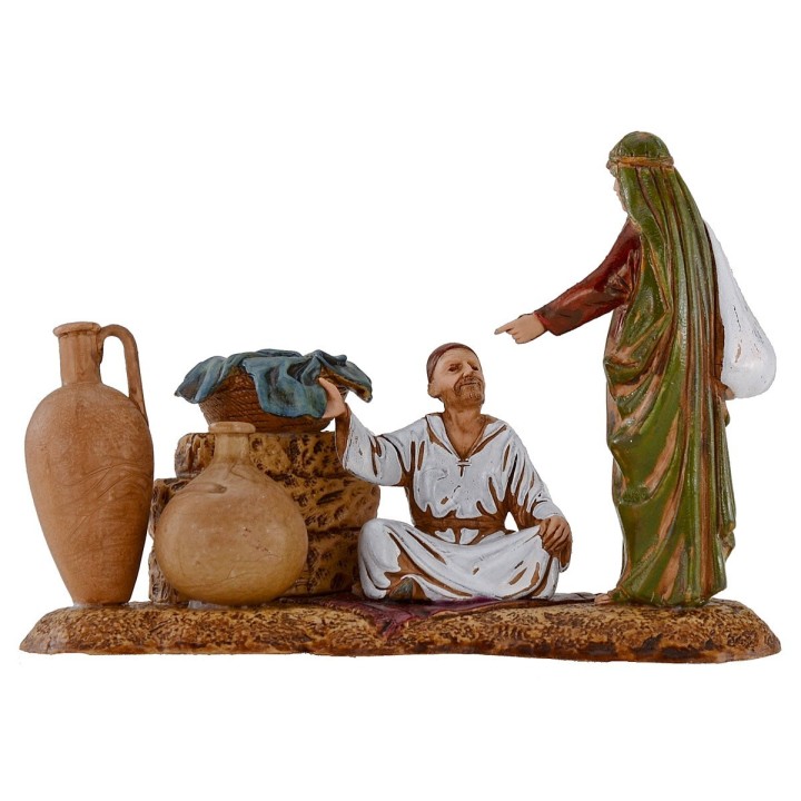 Seller of amphorae 10 cm Landi Moranduzzo cost. 