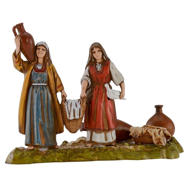 Women with cloths and amphorae 10 cm Landi Moranduzzo