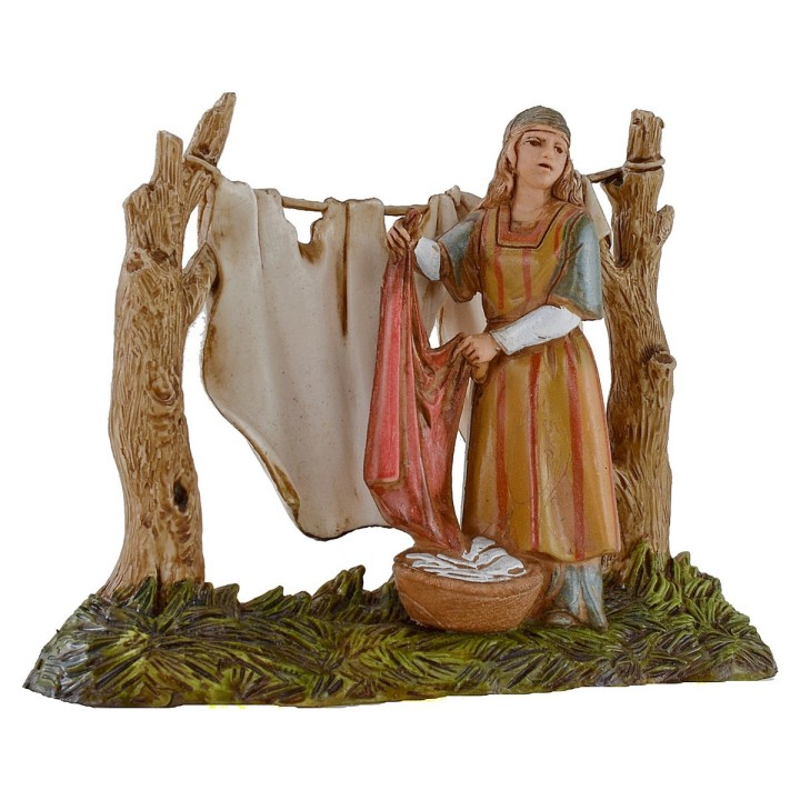 Donna che stende 10 cm Landi Moranduzzo cost. 