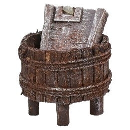 Tinozza con lavapanni cm ø 5,1x4,4 h