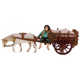 Carro con maiali serie 10 cm Landi Moranduzzo