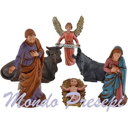 Natività 6 soggetti serie 10 cm Landi Moranduzzo
