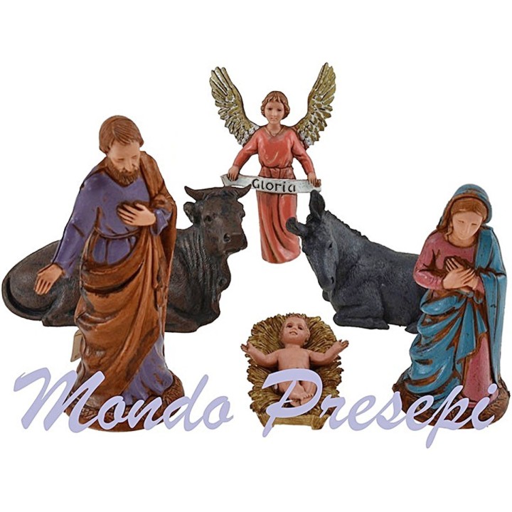 Natività 6 soggetti serie 10 cm Landi Moranduzzo