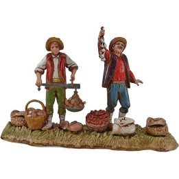 Greengrocer scene 10 cm Landi Moranduzzo