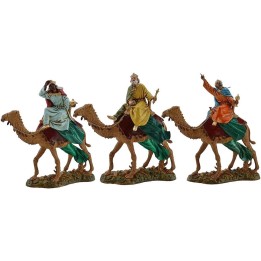 Tre Re Magi a cammello 12 cm Landi Moranduzzo