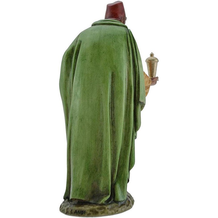 Tres Reyes Magos Landi Moranduzzo 15 cm en resina