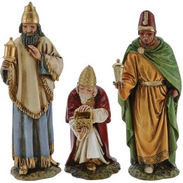 Three Wise Men Landi Moranduzzo 15 cm in resin