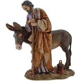 San Giuseppe con Asino Landi Moranduzzo 20 cm