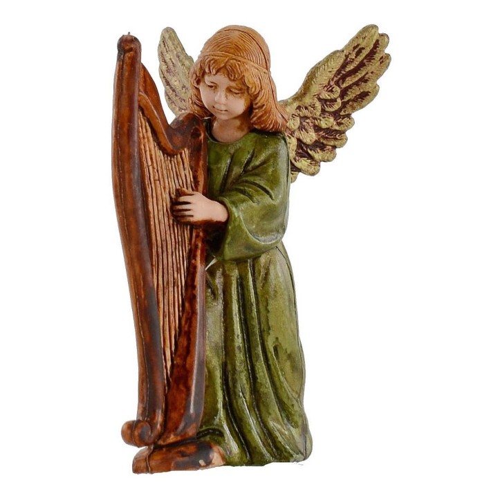 Ángel de 7 cm Landi Moranduzzo con arpa
