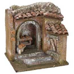 Ceramic workshop setting for crib 11.5x9x11 h for statues of 6