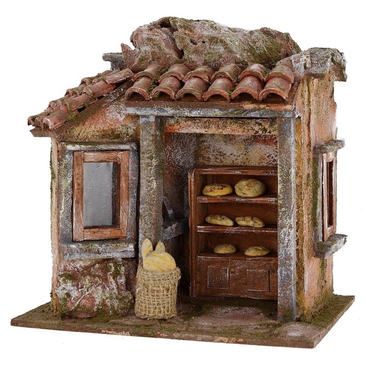 Bakery setting for Presepe cm 19,5x14, 5x20 h for statues of 10