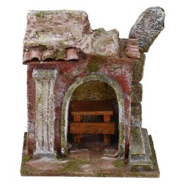 Bottega artigiana con rudere cm 11,5x9x12,5 h per statue 6 cm