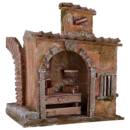Blacksmith shop cm 19,5x14,5x22,5 h for statues cm 10