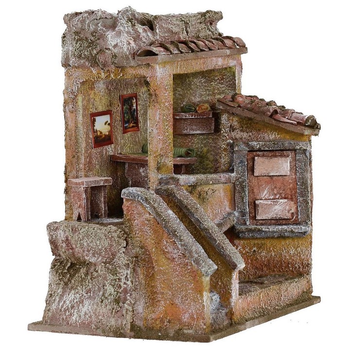 Bottega da sarta cm 19,5x14,5x23,5 h per statue cm 10