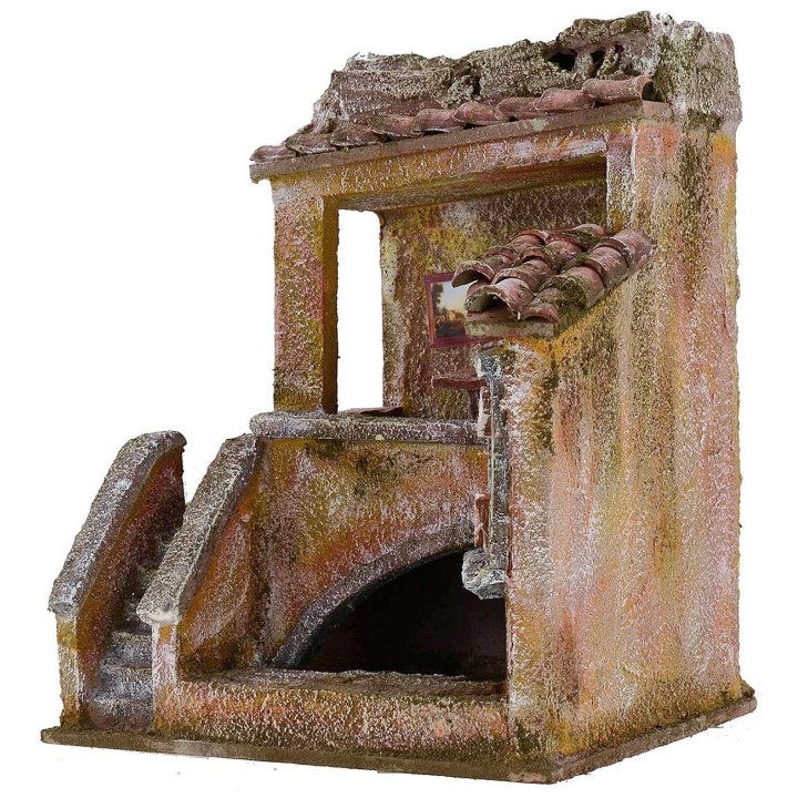 Bottega da sarta cm 19,5x14,5x23,5 h per statue cm 10