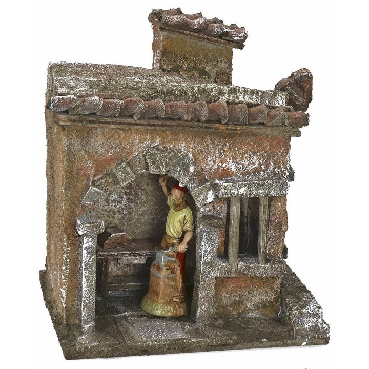 Taller del herrero cm 11,5x9x13 h para estatuas de 6 cm