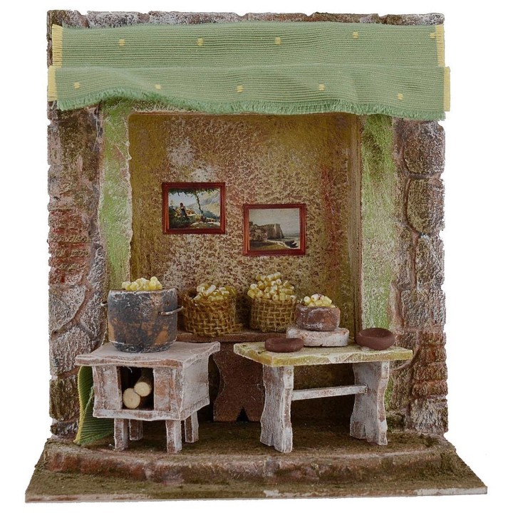 Workshop of the maccaronaro cm 19,5x14,5x21 h for statues cm 10