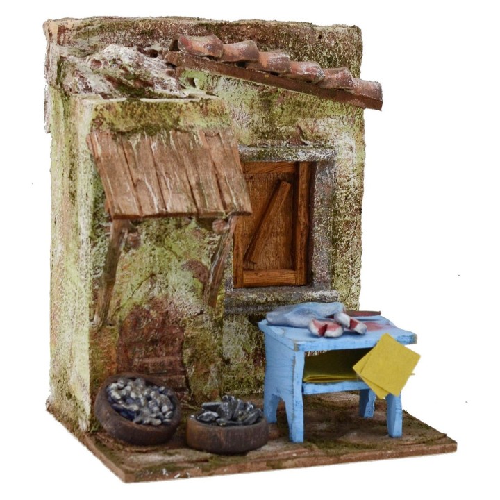 Tienda del pescadero cm 14,5x12x17 h. 