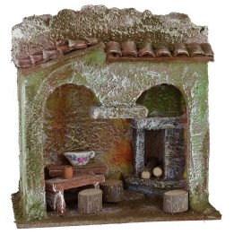 Tavern cm 13x8,5x12,8 h for statues 6 cm