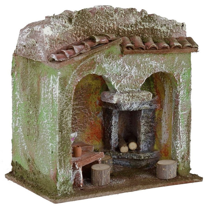 Ostería de 13x8,5x12,8 cm de altura para estatuas de 6 cm.
