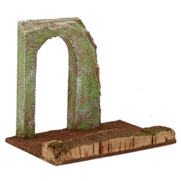 Carretera desmontable con arco de 17,5x12x15 cm h