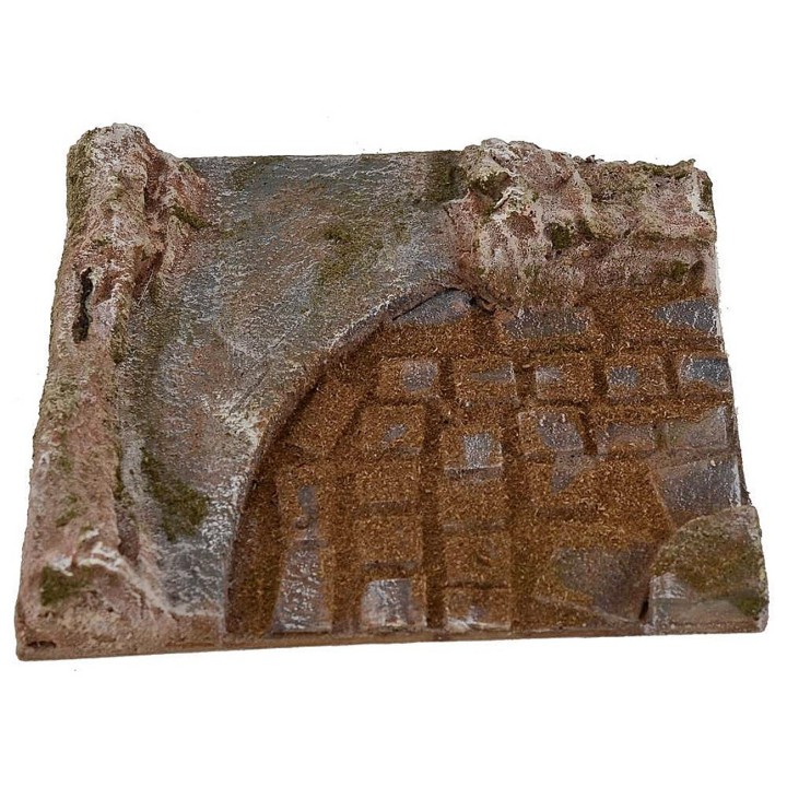 Strada per presepe componibile cm 14,5x17,5x3