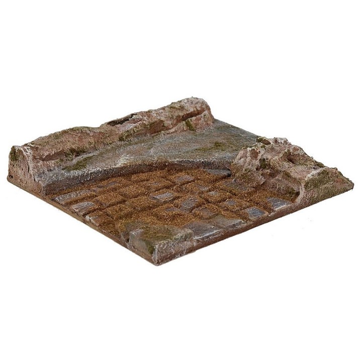 Strada per presepe componibile cm 14,5x17,5x3