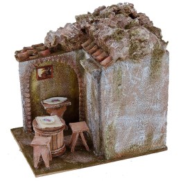 Vineria con dehor cm 24x17,5x23 h per statue 12 cm