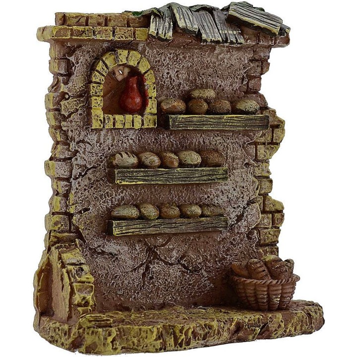 Baker's shop in resin cm 9,5x4x10 h.