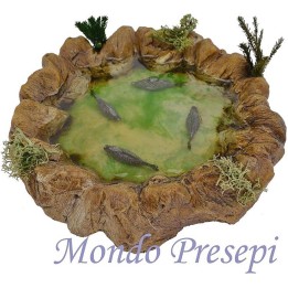 New Pond magic resin with a fish
