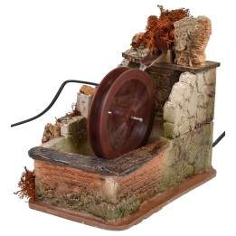 Working resin water mill cm 22x17,5x20 h