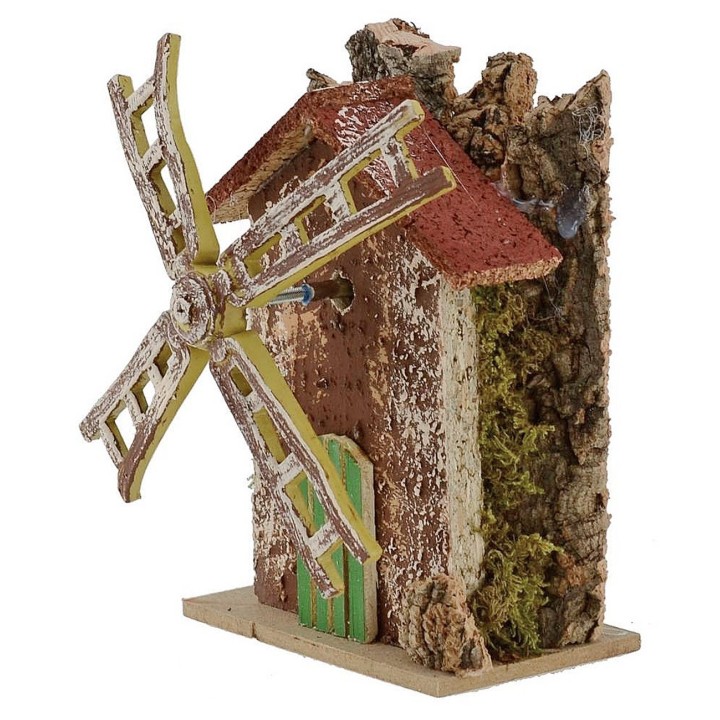 Mulino a vento funzionante cm 10x6x15 h.