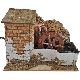 Mulino presepe ad acqua cm 20x14x15 h.