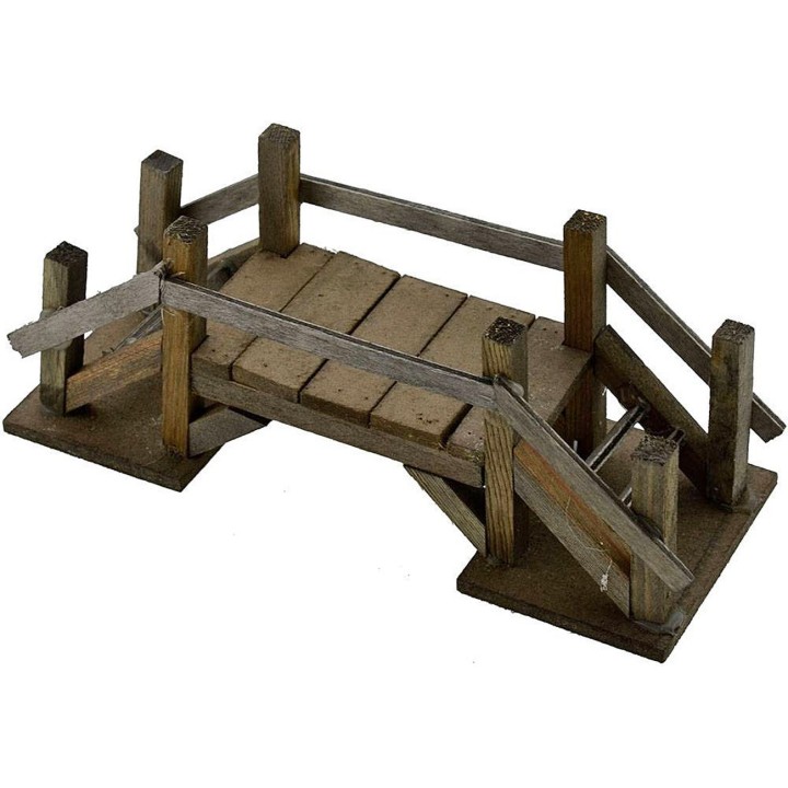 Wooden bridge 21x6 cm
