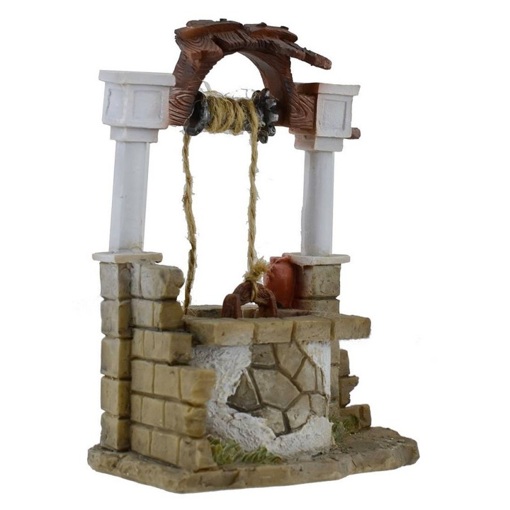 Well in resin for presepe cm 10x6x12 h