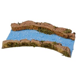Fiume componibile curva a destra cm 16x10,5x1,5 h