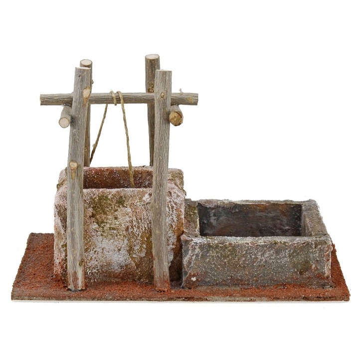 Well for presepe with drinking room cm 18x11x12, 5 h. 