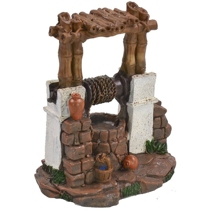 Pozo para belén en resina de 8,5x5x11 cm de alto para figuras